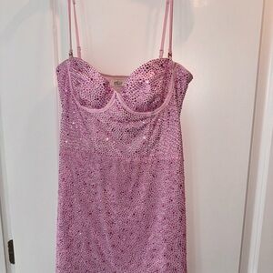 Oh Polly Pink Sequin Chemise
